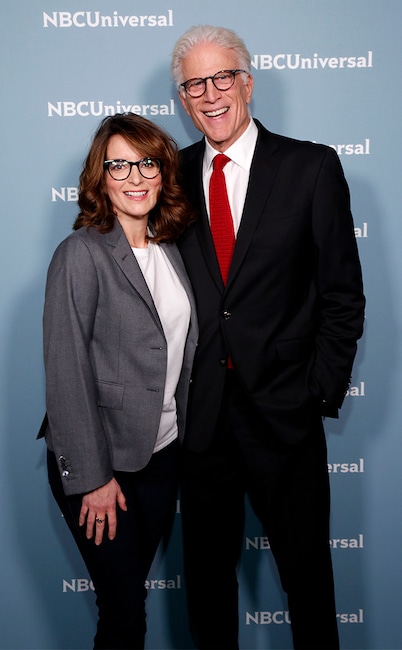 Tina Fey, Ted Danson, 2019 NBCUniversal Upfront